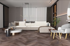 Кварцевый ламинат Home Expert Parquet 33-3011 Дуб Шоколадный (3)